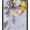 Bilder-KARE Design Bild Frame Flower Lady Pastell 152X117