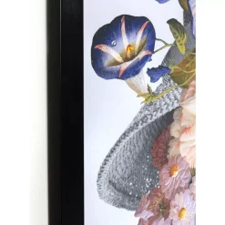 Bilder-KARE Design Bild Frame Flower Lady Pastell 152X117