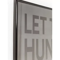 Bilder-KARE Design Bild Frame Let The Hunky 46X34Cm