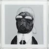 Bilder-KARE Design Bild Frame Mirror Designer Dog 60X60