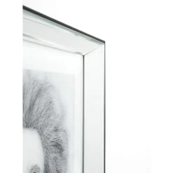 Bilder-KARE Design Bild Frame Mirror Smart Dog 60X60