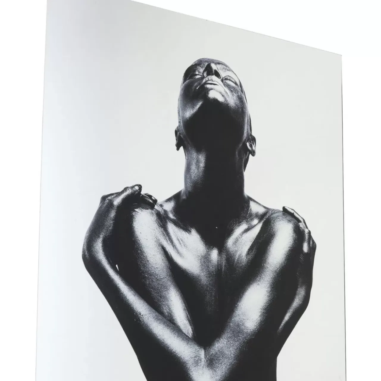 Bilder-KARE Design Bild Glas Athlet 120X120Cm