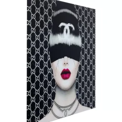 Bilder-KARE Design Bild Glas Fashion Haircut 80X80