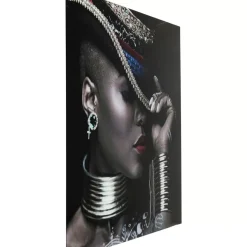 Bilder-KARE Design Bild Glas Foxy Lady 120X120Cm