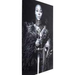 Bilder-KARE Design Bild Glas Lady Knight 100X150Cm