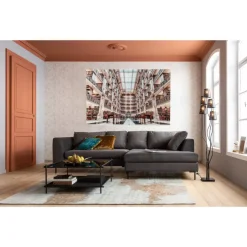 Bilder-KARE Design Bild Glas Library 150X100Cm