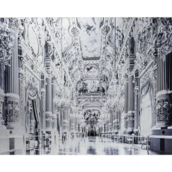 Bilder-KARE Design Bild Glas Metallic Versailles 180X120Cm