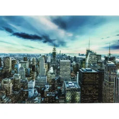 Bilder-KARE Design Bild Glas New York Sunset 120X160Cm