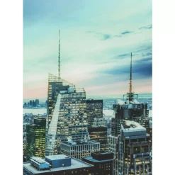 Bilder-KARE Design Bild Glas New York Sunset 120X160Cm