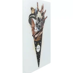 Bilder-KARE Design Bild Glas Rich Ice Cream 60X80