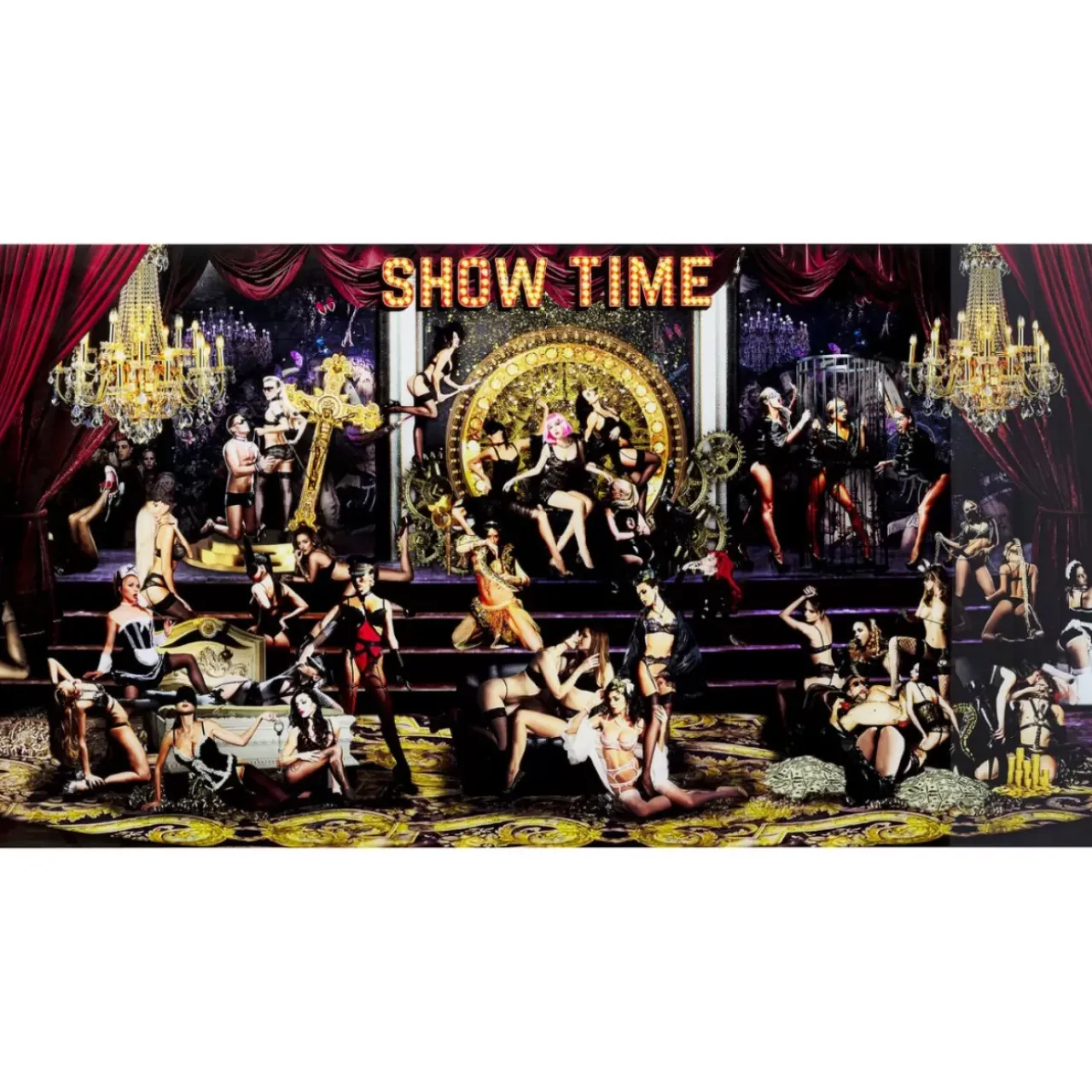 Bilder-KARE Design Bild Glas Showtime 180X90Cm