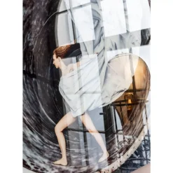 Bilder-KARE Design Bild Glas Time Traveller 120X180