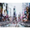 Bilder-KARE Design Bild Glas Times Square Move 70X90Cm