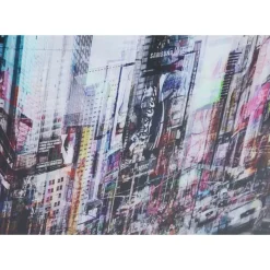 Bilder-KARE Design Bild Glas Times Square Move 70X90Cm
