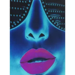 Bilder-KARE Design Bild Glas Tough Girl 120X120Cm