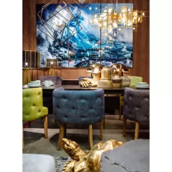 Bilder-KARE Design Bild Glas Triptychon Wave 240X160Cm (3/Set)