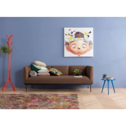 Bilder-KARE Design Bild Touched Boy With Butterflies 100X100Cm