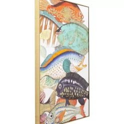 Bilder-KARE Design Bild Touched Fish Meeting Two 100X75Cm