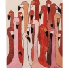 Bilder-KARE Design Bild Touched Flamingo Meeting 120X90Cm