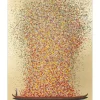 Bilder-KARE Design Bild Touched Flower Boat Gold Rot 80X100Cm