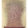 Bilder-KARE Design Bild Touched Flower Boat Gold Pink 160X120Cm