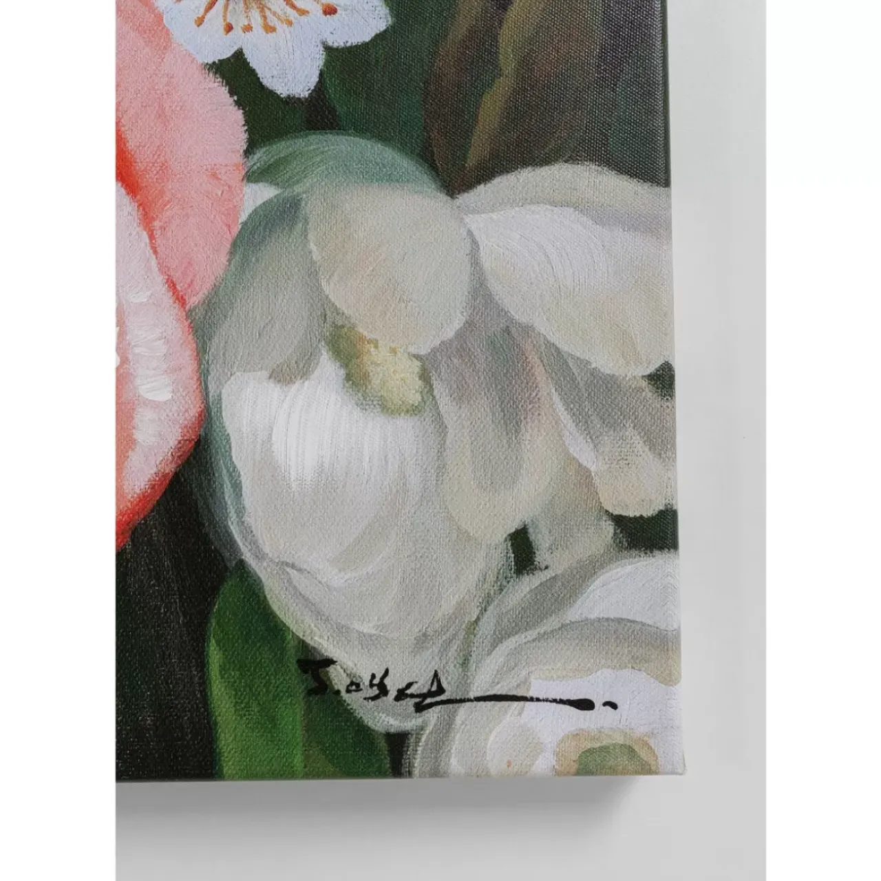 Bilder-KARE Design Bild Touched Flower Lady 120X90