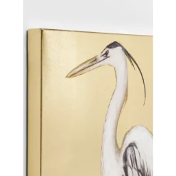Bilder-KARE Design Bild Touched Heron Left 70X50Cm