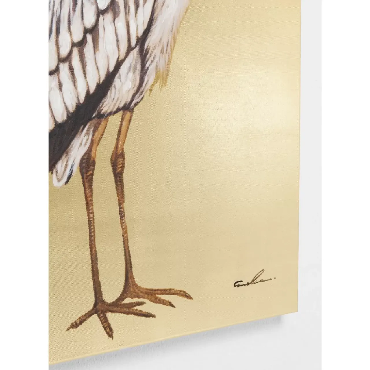 Bilder-KARE Design Bild Touched Heron Right 70X50Cm