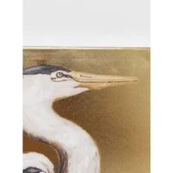 Bilder-KARE Design Bild Touched Heron Right 70X50Cm