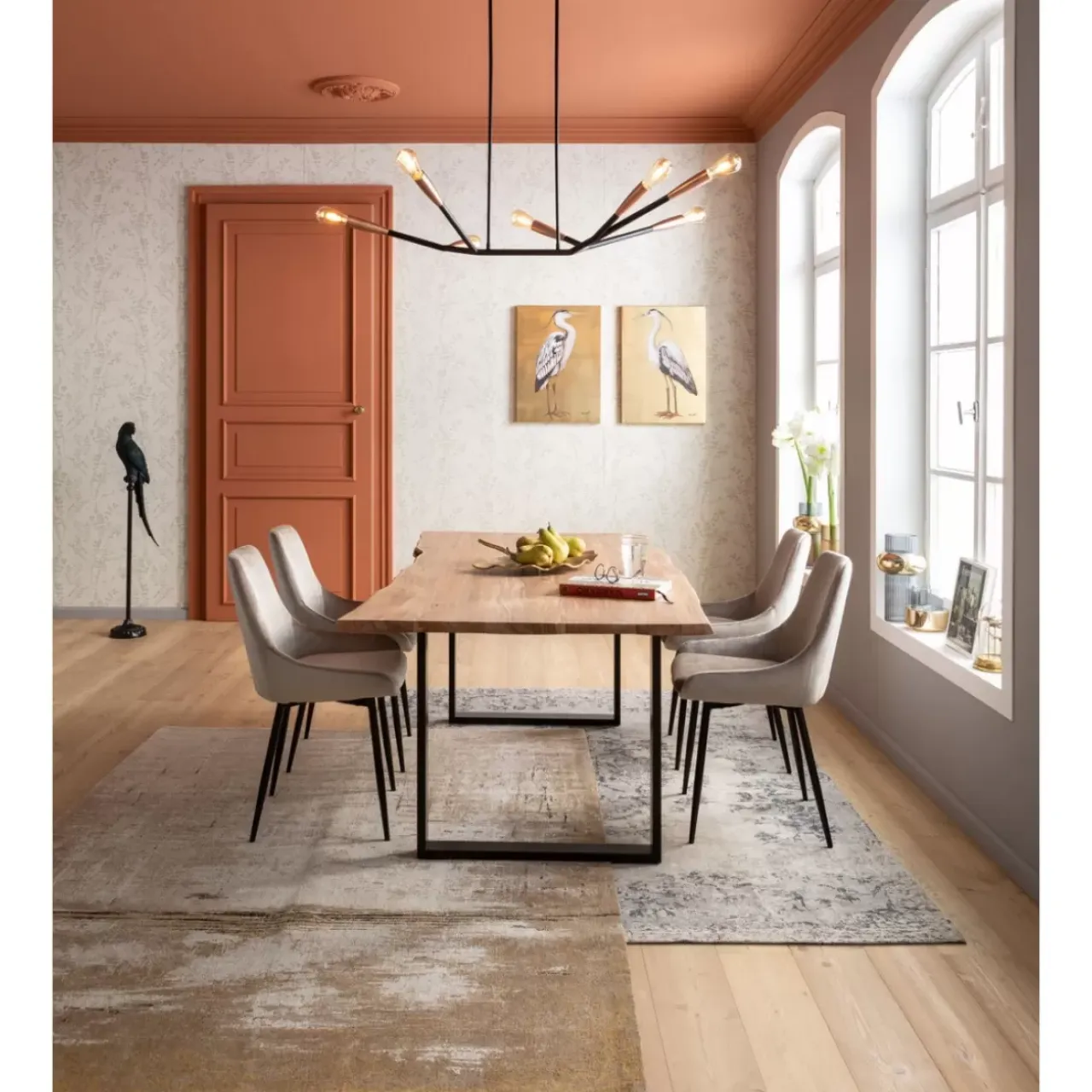 Bilder-KARE Design Bild Touched Heron Right 70X50Cm