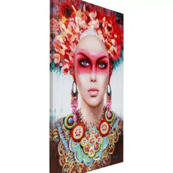 Bilder-KARE Design Bild Touched Red Eye Lady 90X140