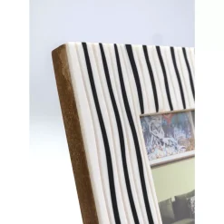 Deko & Geschenkartikel-KARE Design Bilderrahmen Black Stripes 17X17Cm