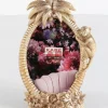 Deko & Geschenkartikel-KARE Design Bilderrahmen Climbing Monkey Gold 17X26Cm