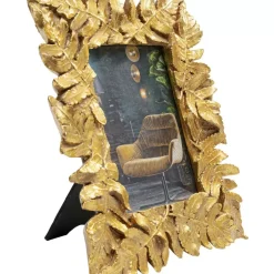 Deko & Geschenkartikel-KARE Design Bilderrahmen Gold Leaves
