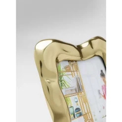 Deko & Geschenkartikel-KARE Design Bilderrahmen Jade Swing Gold 21X26Cm