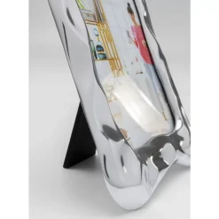 Deko & Geschenkartikel-KARE Design Bilderrahmen Jade Swing Silber 13X18Cm
