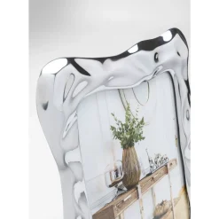 Deko & Geschenkartikel-KARE Design Bilderrahmen Jade Swing Silber 21X26Cm
