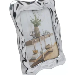 Deko & Geschenkartikel-KARE Design Bilderrahmen Jade Swing Silber 21X26Cm