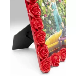 Deko & Geschenkartikel-KARE Design Bilderrahmen Romantic Rose Rot 26X31Cm