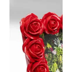 Deko & Geschenkartikel-KARE Design Bilderrahmen Romantic Rose Rot 26X31Cm