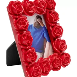 Deko & Geschenkartikel-KARE Design Bilderrahmen Romantic Rose Rot 11X13Cm