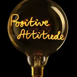 Leuchtmittel-KARE Design Birne "Positive Attitude"