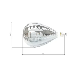 Leuchtmittel-KARE Design Birne Riffle Ball Led