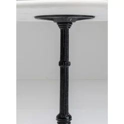 Outdoormöbel-KARE Design Bistrotisch Kaffeehaus Rund Weiss O60