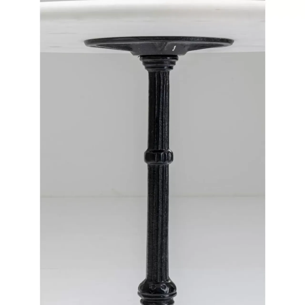 Outdoormöbel-KARE Design Bistrotisch Kaffeehaus Rund Weiss O60
