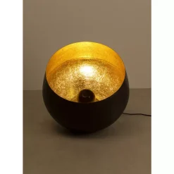 Steh & Bodenleuchten-KARE Design Bodenleuchte Apollon Smooth Schwarz O50Cm