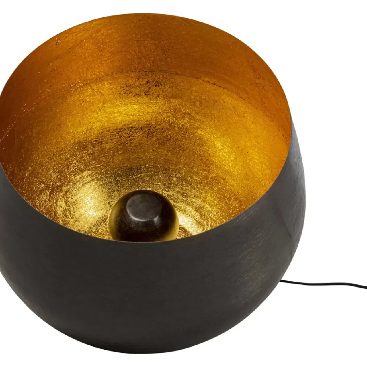 Steh & Bodenleuchten-KARE Design Bodenleuchte Apollon Smooth Schwarz O50Cm