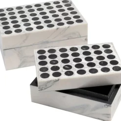 Aufbewahrung & Ordnung-KARE Design Box Dotted (2/Set)