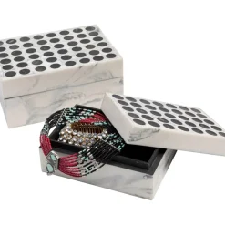 Aufbewahrung & Ordnung-KARE Design Box Dotted (2/Set)