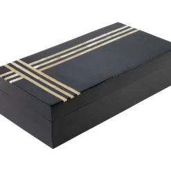 Aufbewahrung & Ordnung-KARE Design Box Groove 15X8Cm